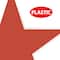 Beistle 7.5" x 7.75" Red, White & Blue Plastic Star Cutouts, 6ct.